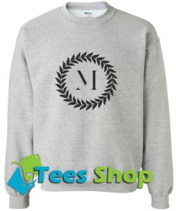 Grey Monogram Sweatshirt_SM1