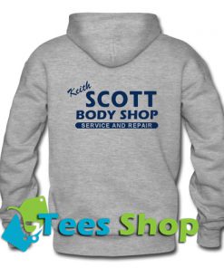 Keith Scott Body Shop Service And Repair Back Hoodie_SM1