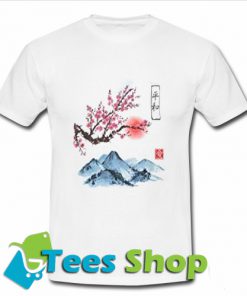 LA FAMILIA Fuji Sunset T-Shirt_SM1