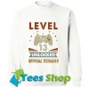 Level 13 Unlocked 13th Retro Sweatshirt_SM1Level 13 Unlocked 13th Retro Sweatshirt_SM1