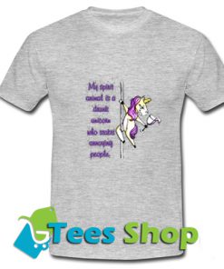 My spirit animal is a drunk unicorn T Shirt_SM1