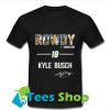 Official Rowdy Nascar 18 Kyle Busch T Shirt_SM1