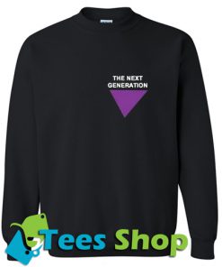 Purple triangle The Next Generation Sweatshirt_SM1