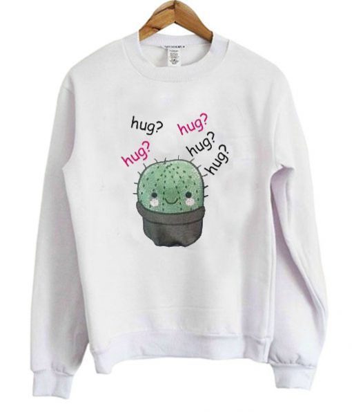 cactus hug hug sweatshirt_SM1