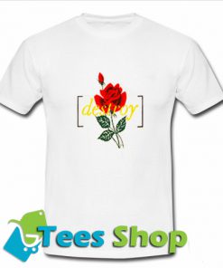 Destroy Red Rose T-Shirt_SM1