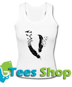 Feather and Birds Tank Top_SM1