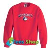 Mickey Mouse World Famous Red Sweatshirt_SM1