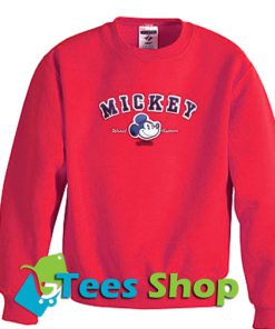 Mickey Mouse World Famous Red Sweatshirt_SM1