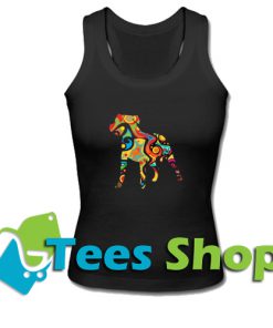 Psychedelic Staffordshire Bull Terrier Tank Top_SM1