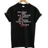 Stan Lee Excelsior Marvel Movie Names T shirt