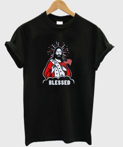 Blessed Jesus Christian American Flag USA