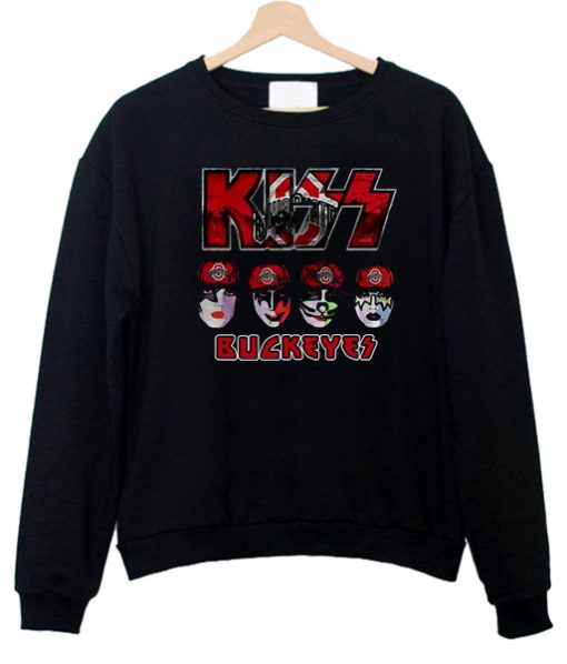 KISS Hotter Than Hell Ohio State Buckeyes Sweatshirt
