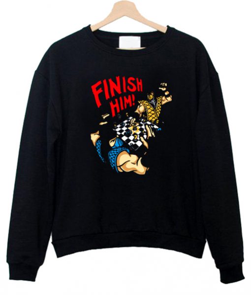 Mortal Combat Finish Him Sweatshirt