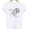 New York City Map Illustration T Shirt Ez025