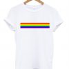 Rainbow line t-shirt Ez025