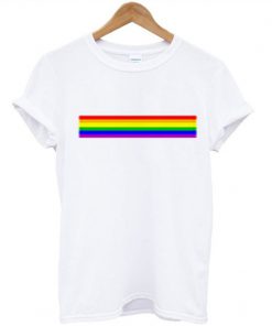 Rainbow line t-shirt Ez025