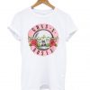 Guns N Roses Logo Pink T shirt