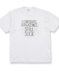 Kurt Cobain Corporate Magazines Suck T Shirt