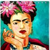 2019 Home Decor Eco Friendly Personalized Fashion Frida Kahlo Waterproof Mildew Resistant Polyester Fabric Bath Shower Curtain AT