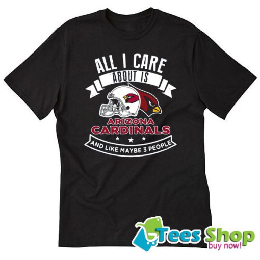 All I Care About Is Arizona Cardinals And Like Maybe 3 People T-Shirt STW