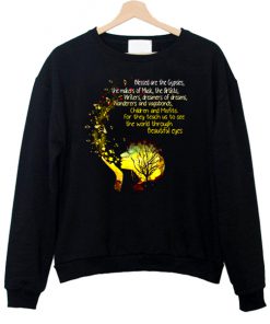 Blessed Are The Gypsies The Makers Of Music The Artists Writers And Vagabonds Beautiful Eyes Sweatshirt AT