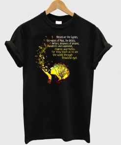 Blessed Are The Gypsies The Makers Of Music The Artists Writers And Vagabonds Beautiful Eyes T Shirt AT
