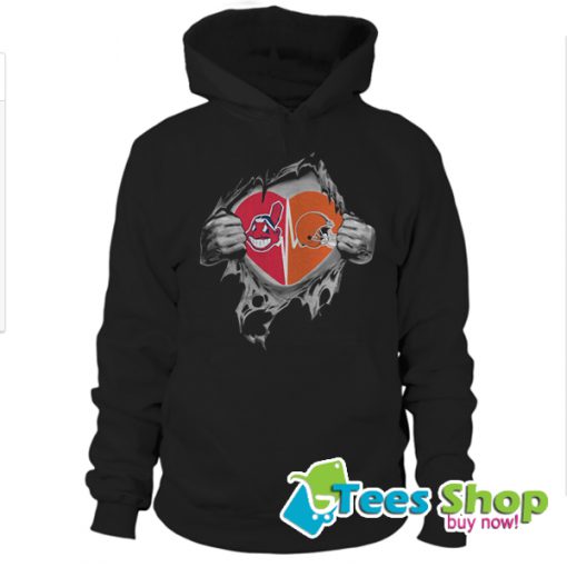 Browns Indians It’s In My Heart Inside Me Hoodie STW