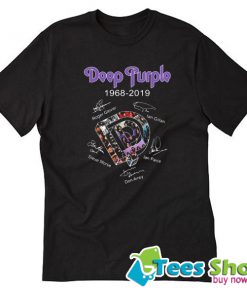 Deep Purple 1968 2019 signature T-Shirt STW