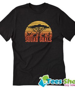 Hakuna Matata Squad Goals Sunset T Shirt STW