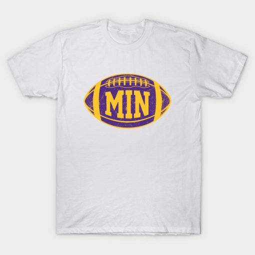 MIN Retro Football - White T-Shirt AT