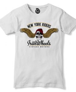 New York Riders Iron Wheels T Shirt (TM)
