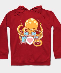 Octopus Drummer Hoodie (TM)