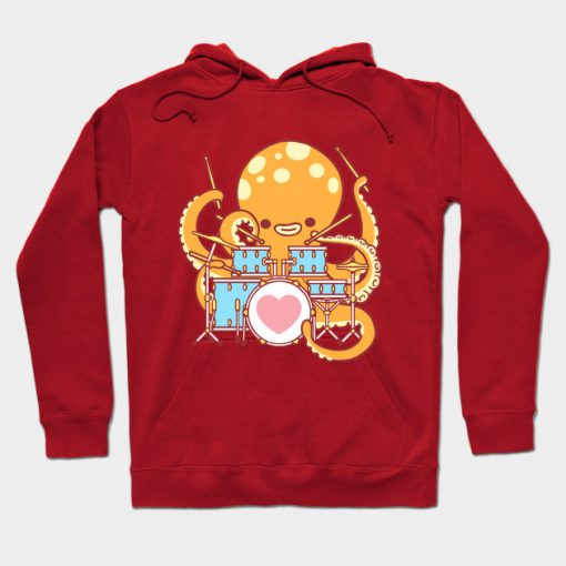 Octopus Drummer Hoodie (TM)