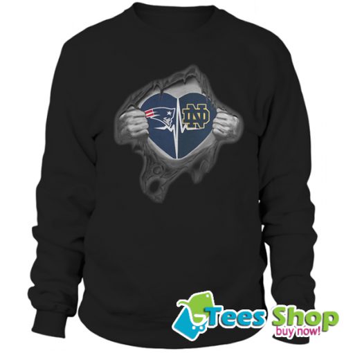 Patriots Notre Dame It’s In My Heart Inside Me Sweatshirt STW