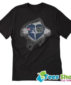 Patriots Notre Dame It’s In My Heart Inside Me T-Shirt STW