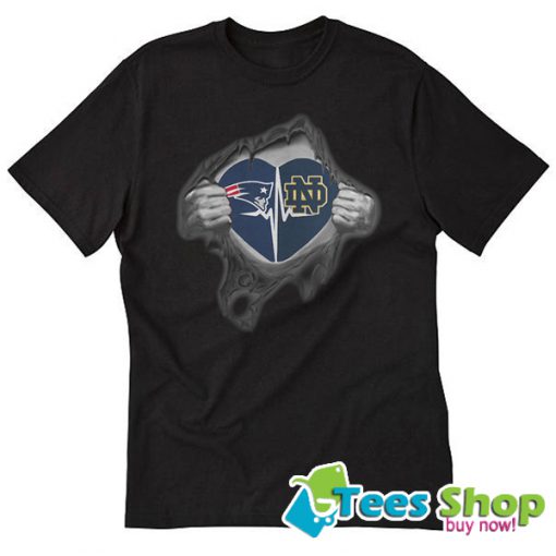 Patriots Notre Dame It’s In My Heart Inside Me T-Shirt STW