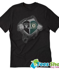 Raiders Athletics It’s In My Heart Inside Me T-Shirt STW