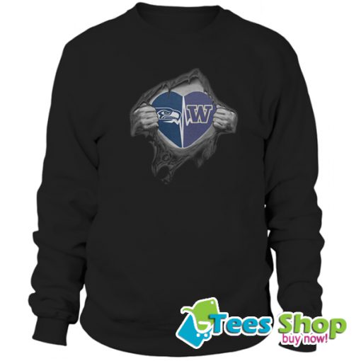 Seahawks Huskies It’s In My Heart Inside Me Sweatshirt STW