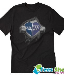 Seahawks Huskies It’s In My Heart Inside Me T-Shirt STW