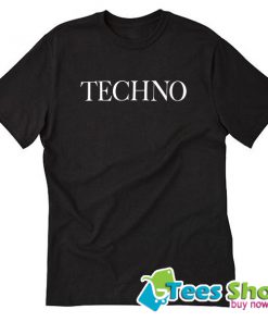 TECHNO Black T shirt STW