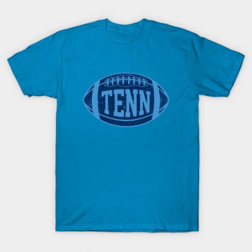 TENN Retro Football - Light Blue T-Shirt AT