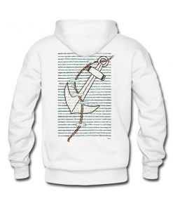 made me one day look throught it Blackout Poetry Back Hoodie AT