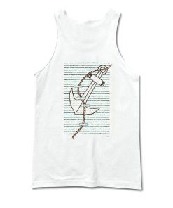 made me one day look throught it Blackout Poetry Back Tanktop AT