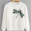 Dragonfly Embroidered Sweatshirt