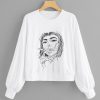 Figure Embroidered Sweatshirt