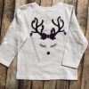 Girls Reindeer Christmas Sweatshirt