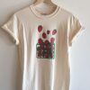 Strawberry Screen Print Garden T-Shirt
