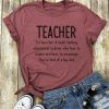 Women T-Shirt Teacher