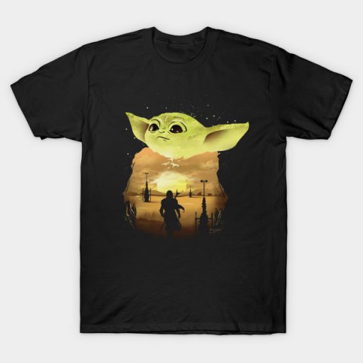 Baby Yoda Sunset T shirt SN