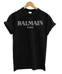 Balmain Logo Print T shirt SN